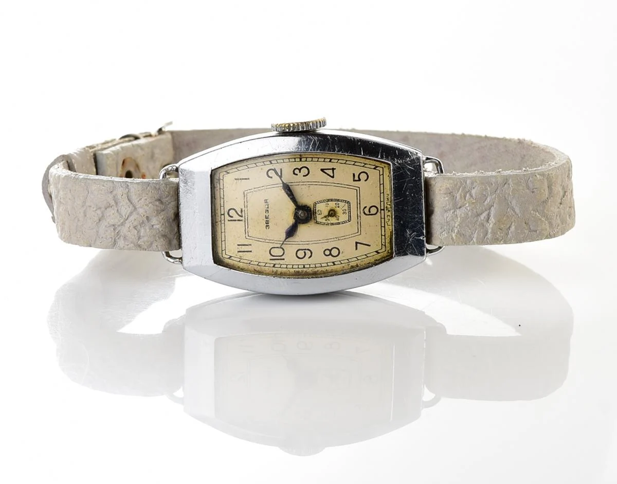 Vintage Soviet Zvezda wrist watch, 1st quarter of 1957
