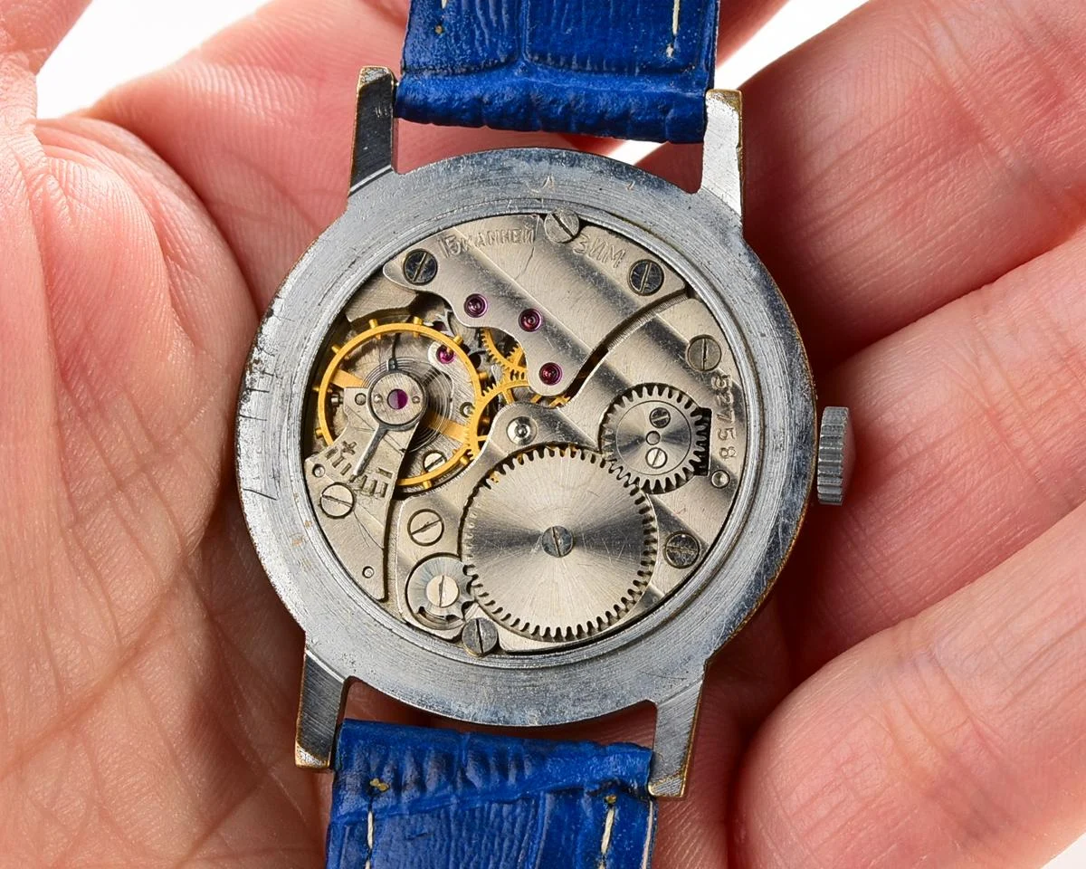 ZiM Soviet mechanical watch with unusual dial