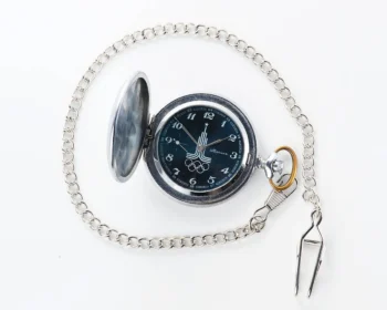 1980 Olympic mechanical Molnija pocket watch with boxer