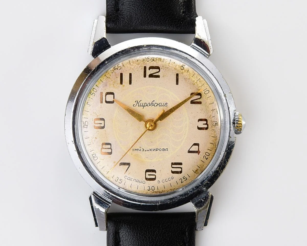 Vintage Soviet wristwatch from 1950s - Kirovskie 1MWF