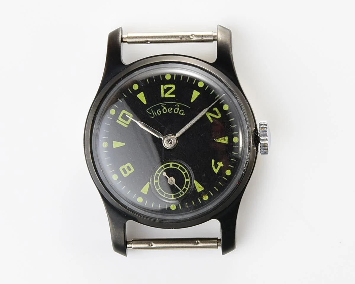 Vintage Soviet mechanical Pobeda wrist watch, PChZ