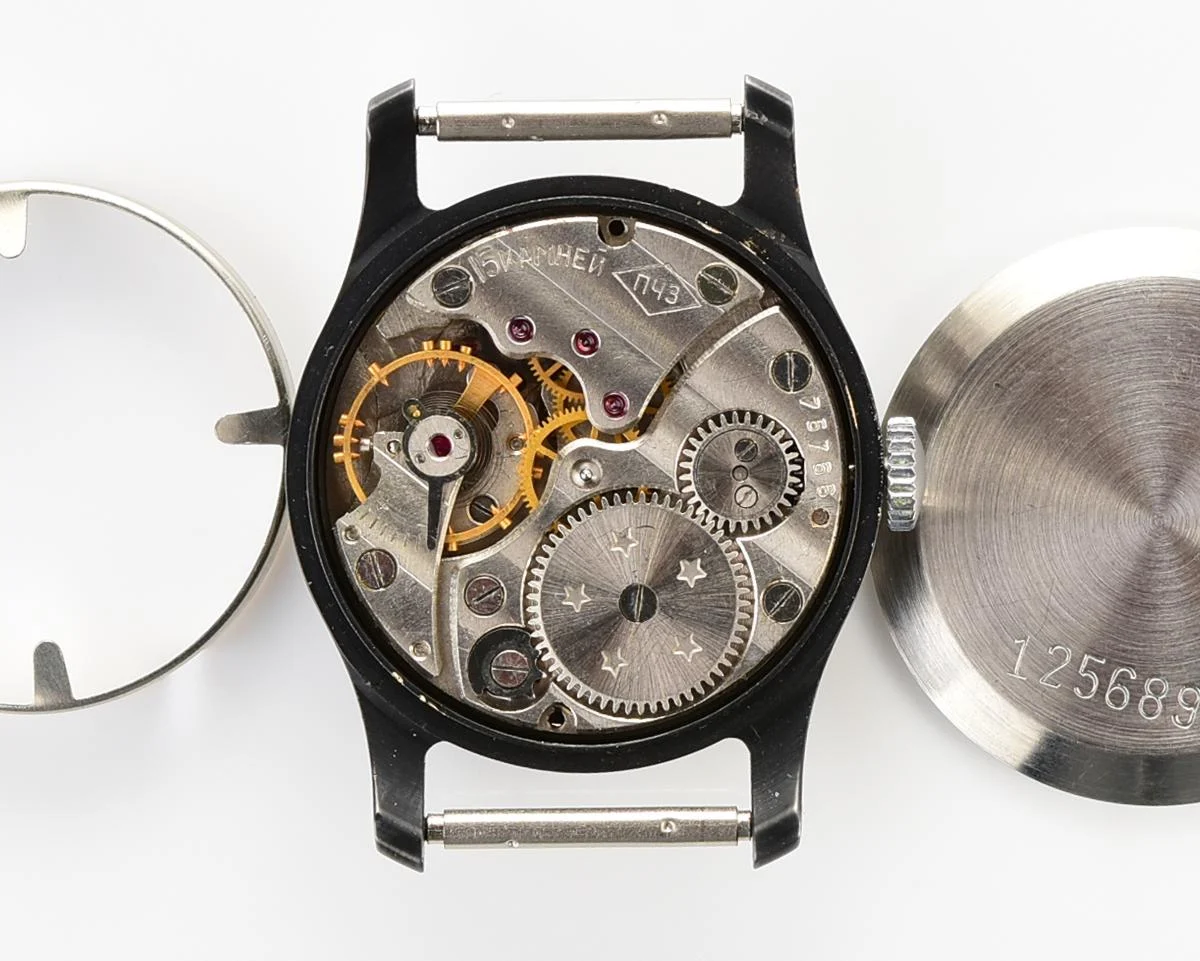 Vintage Soviet mechanical Pobeda wrist watch, PChZ