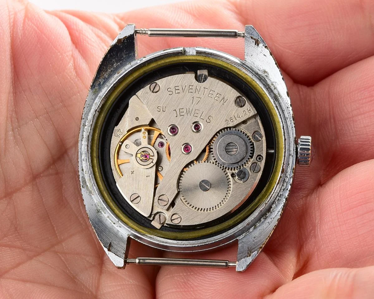 Soviet Poljot mechanical wrist watch