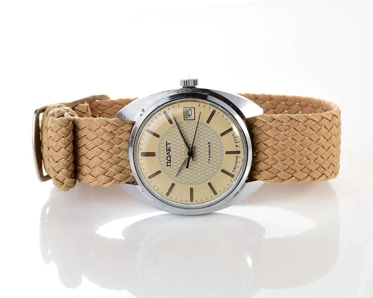 Soviet Poljot mechanical wrist watch
