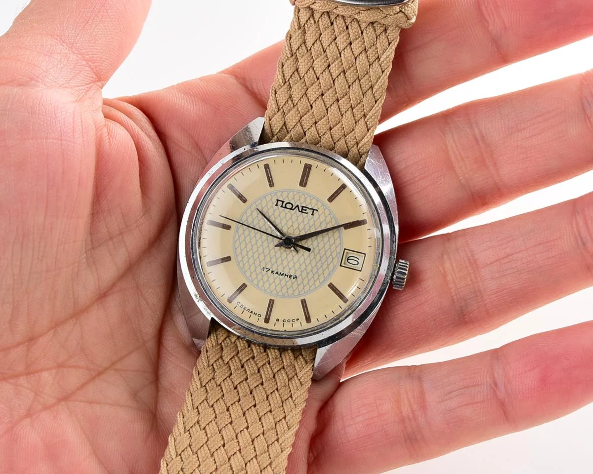 Soviet Poljot mechanical wrist watch