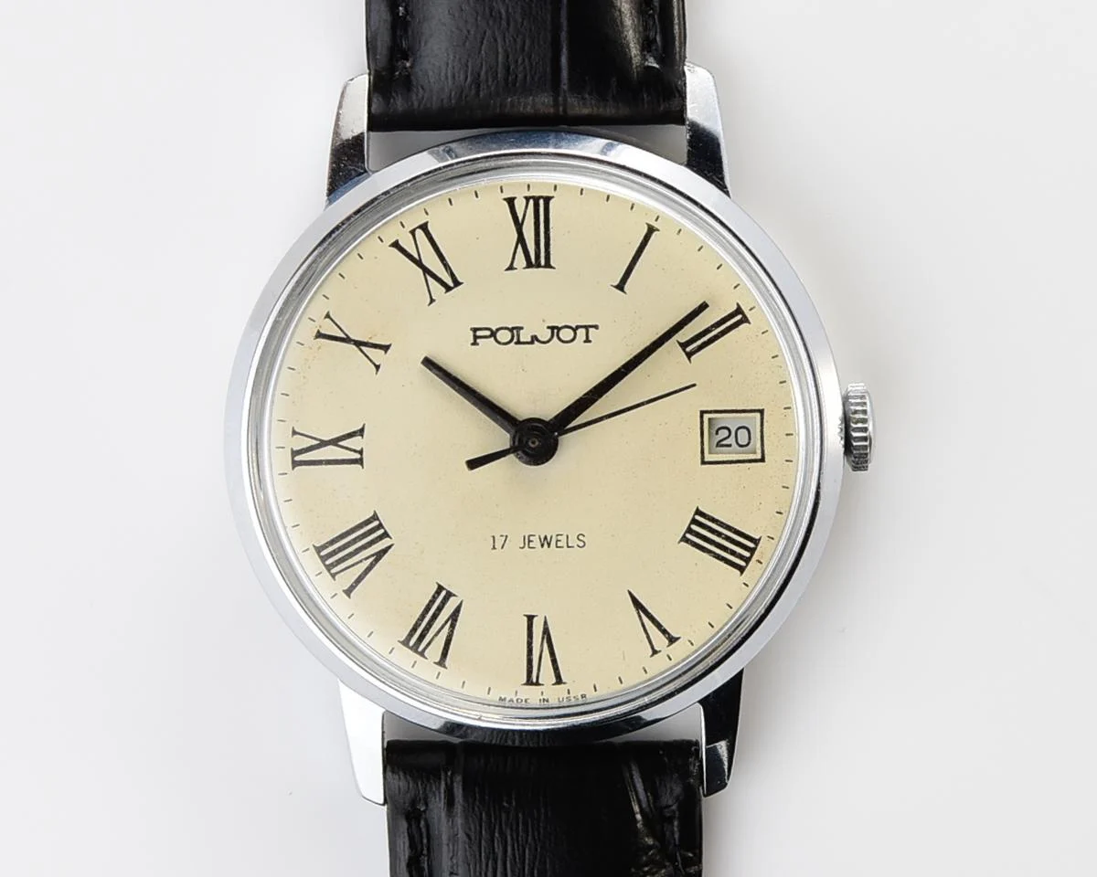 Soviet vintage Poljot mechanical watch