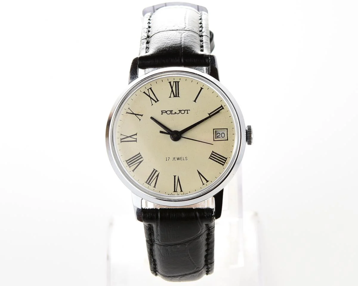Soviet vintage Poljot mechanical watch