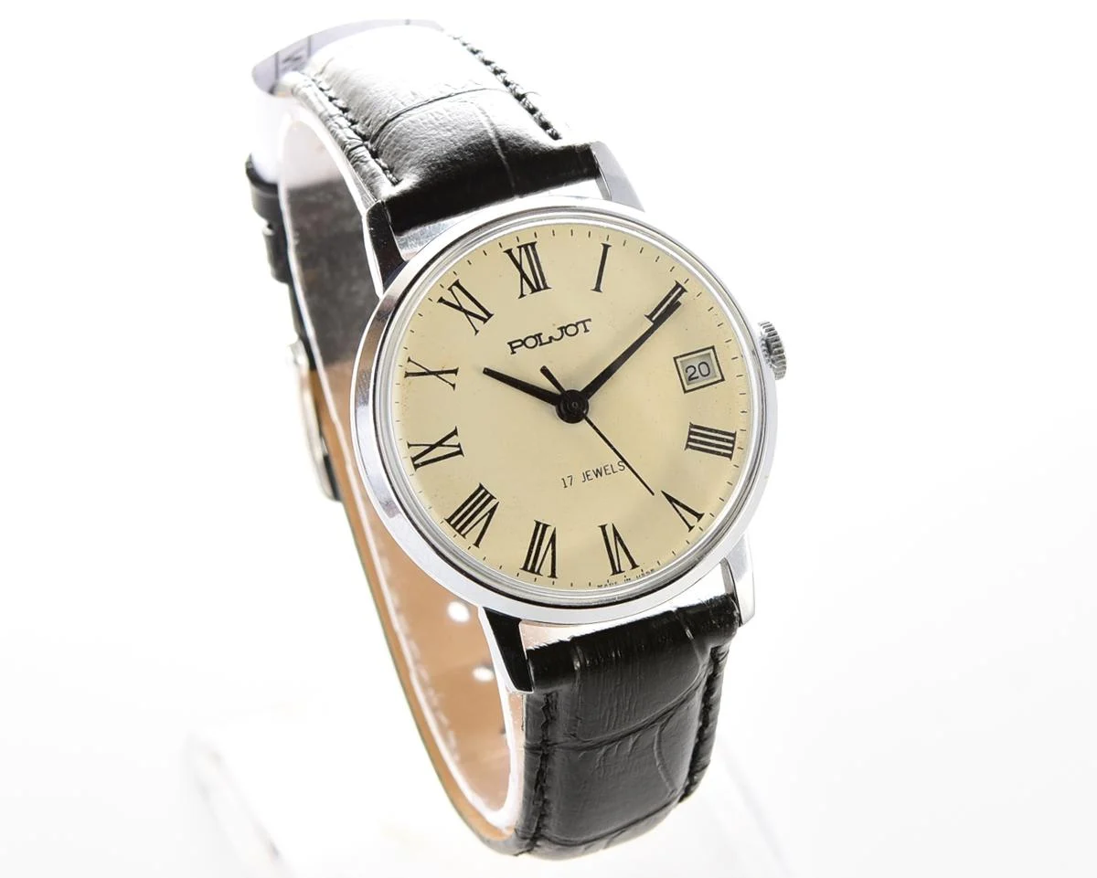Soviet vintage Poljot mechanical watch