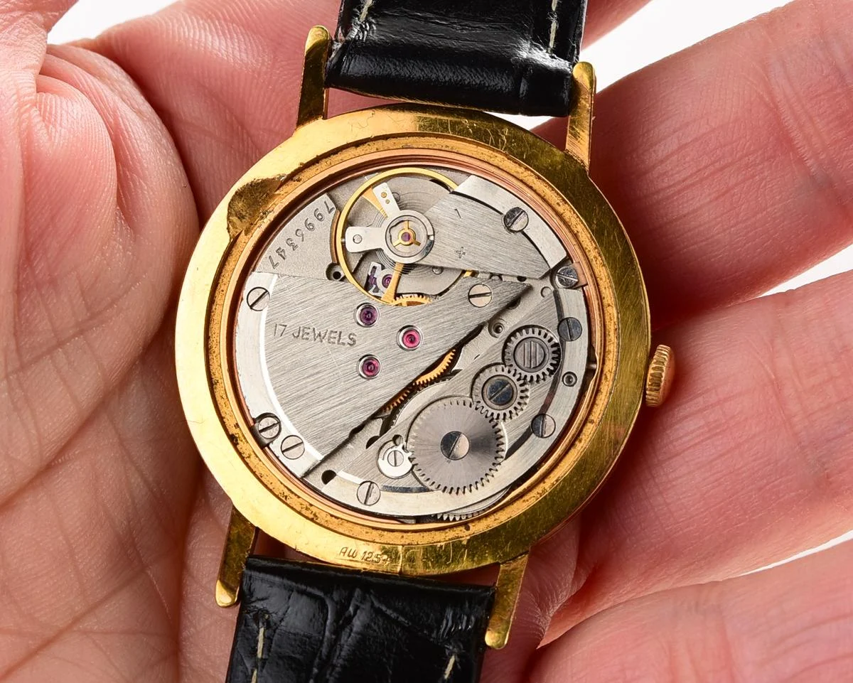 Beautiful vintage mechanical Poljot, gold-plated