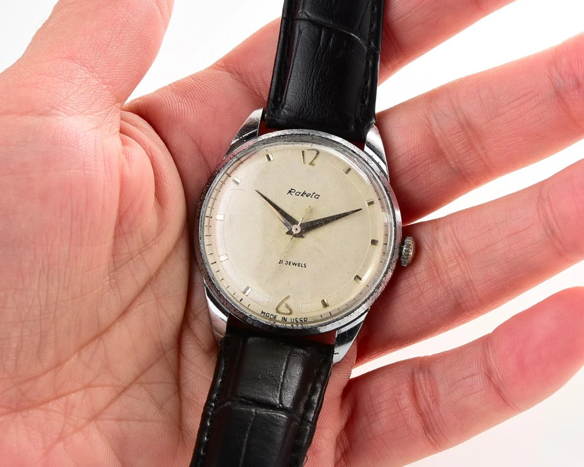 Soviet Raketa Baltica vintage wrist watch