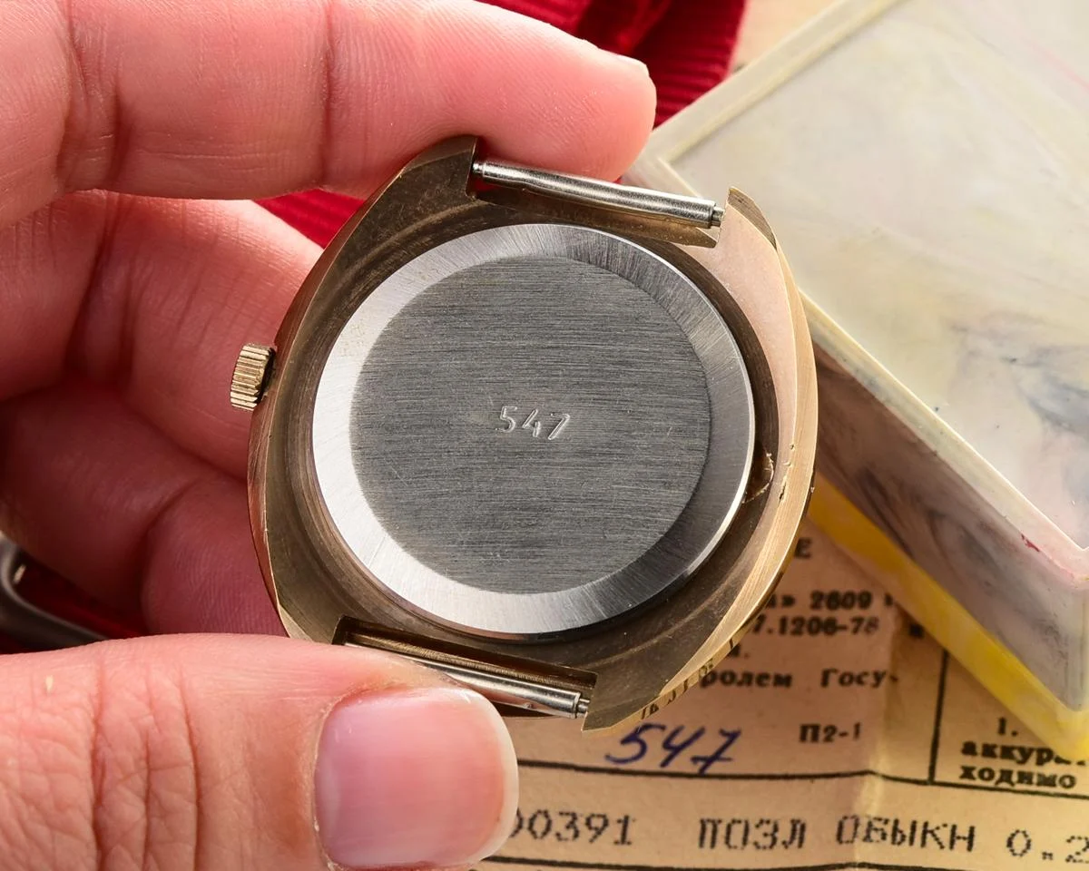 TIME CAPSULE: Vintage gold-plated Soviet Raketa watch (Hammer and Sickle), New Old Stock (NOS)!
