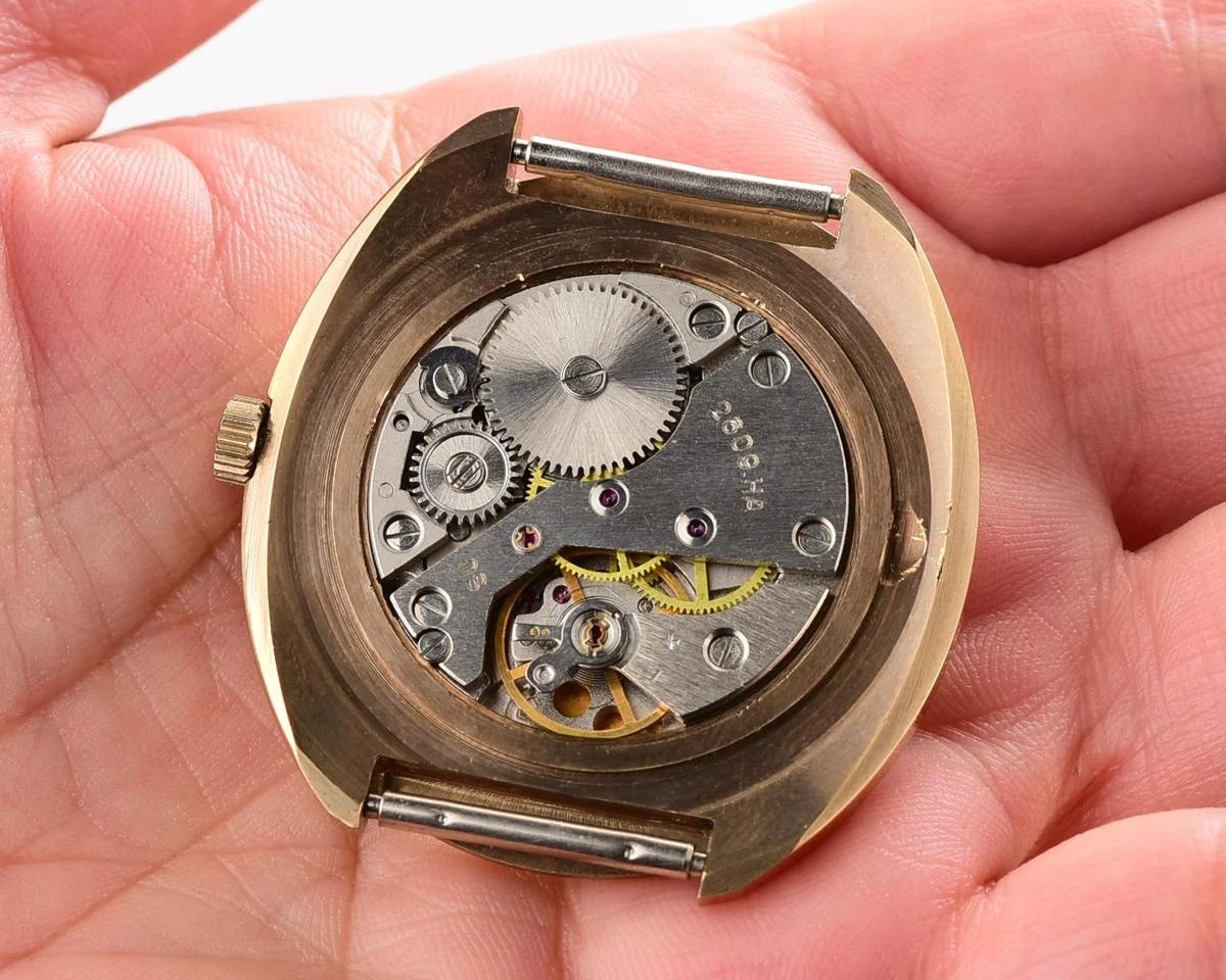 TIME CAPSULE: Vintage gold-plated Soviet Raketa watch (Hammer and Sickle), New Old Stock (NOS)!