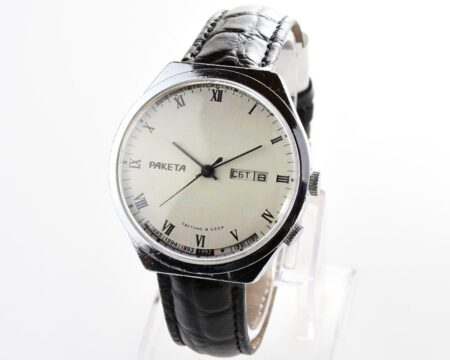 Soviet RAKETA perpetual calendar watch