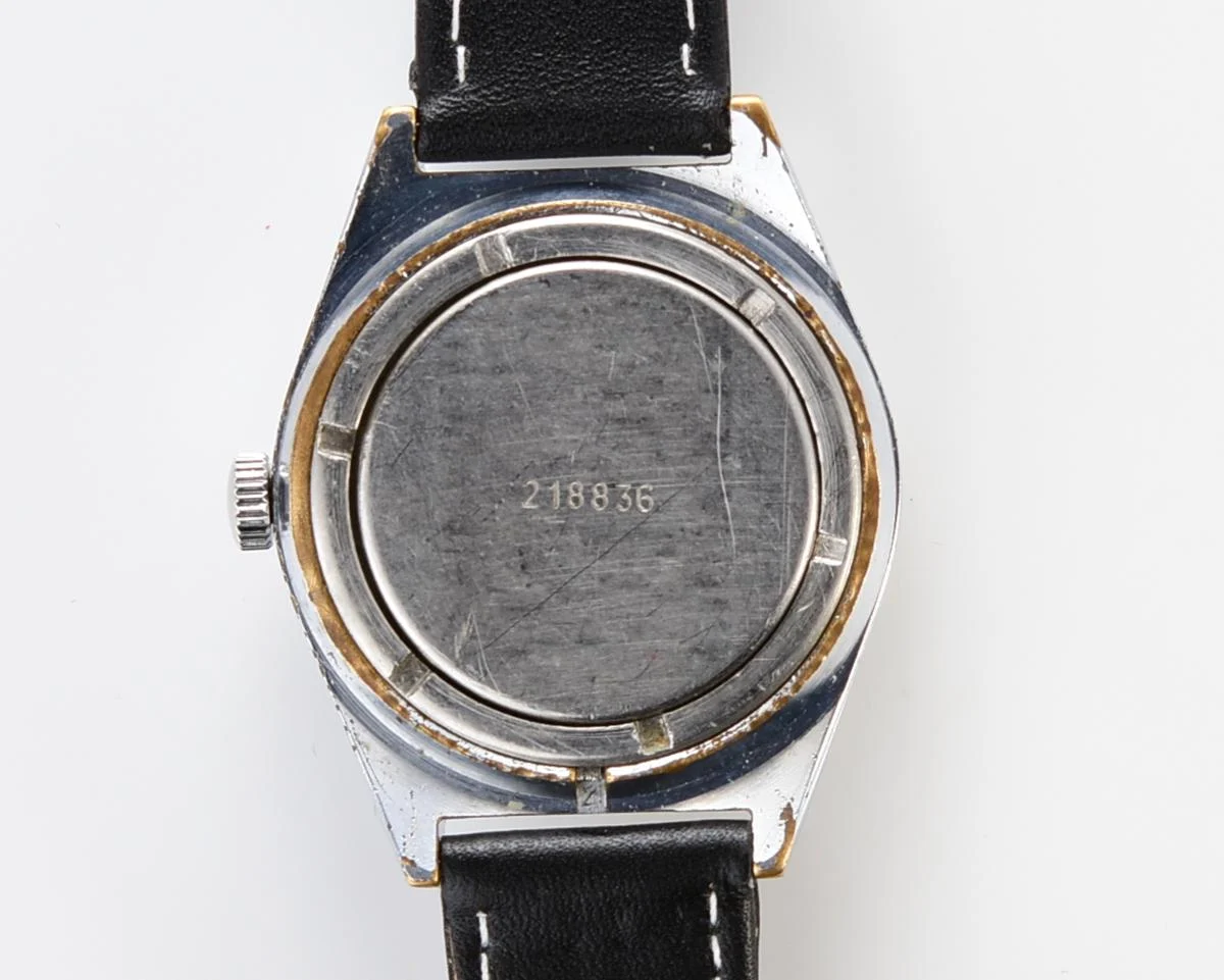 Raketa vintage mechanical wrist watch with double calendar