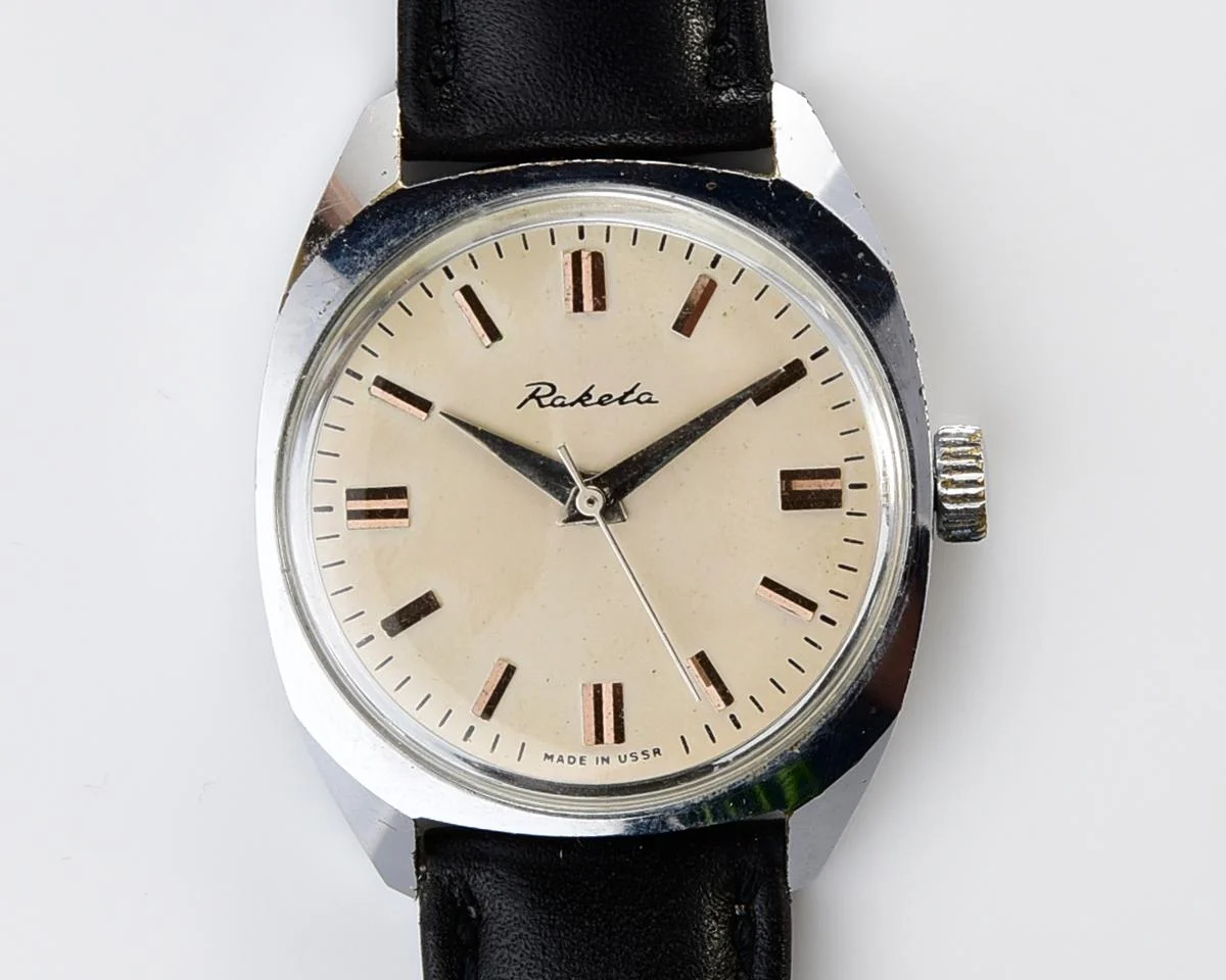 Soviet Raketa vintage mechanical watch