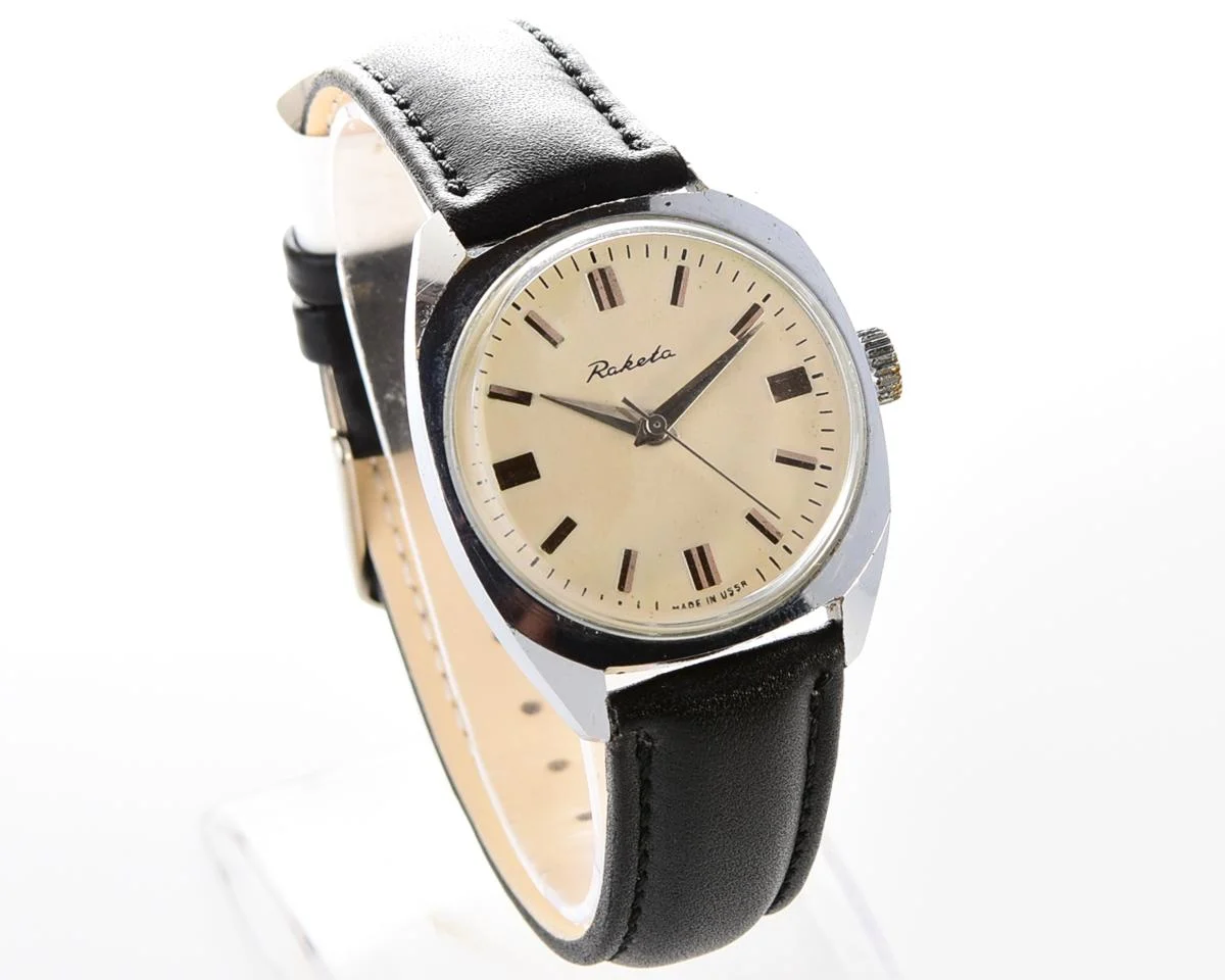 Soviet Raketa vintage mechanical watch