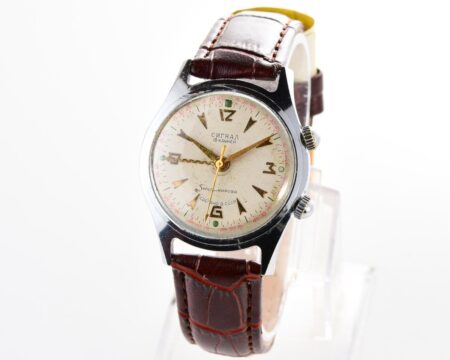 Signal vintage mechanical watch with alarm function
