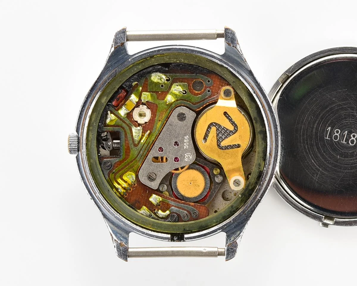 Soviet quartz Slava "Sport" with pulse scale!