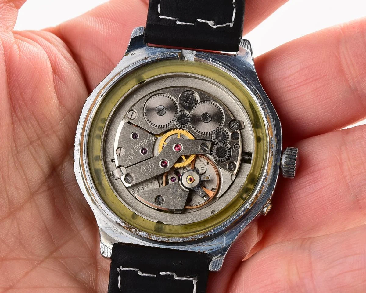 Slava Soviet mechanical vintage watch