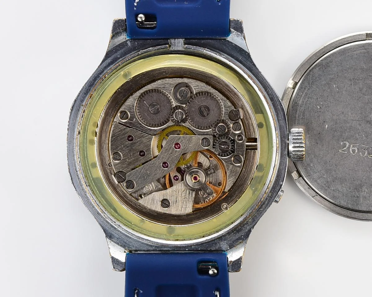 Large vintage Slava Soviet mechanical watch