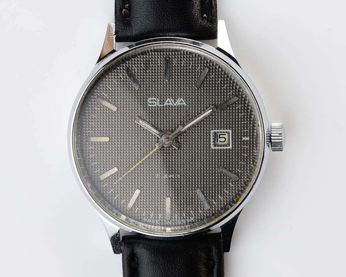 Slava Soviet mechanical vintage watch