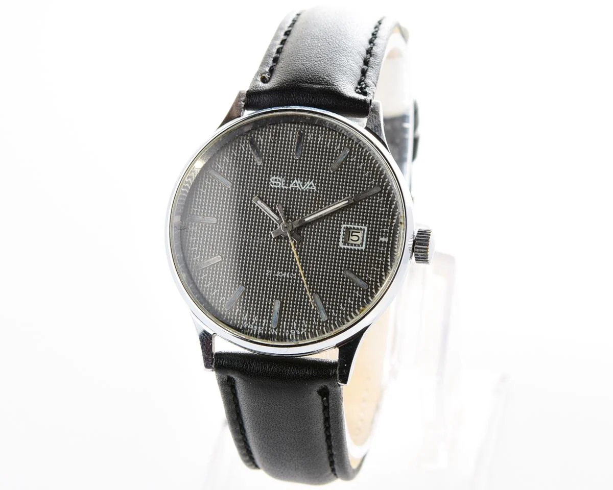 Slava Soviet mechanical vintage watch