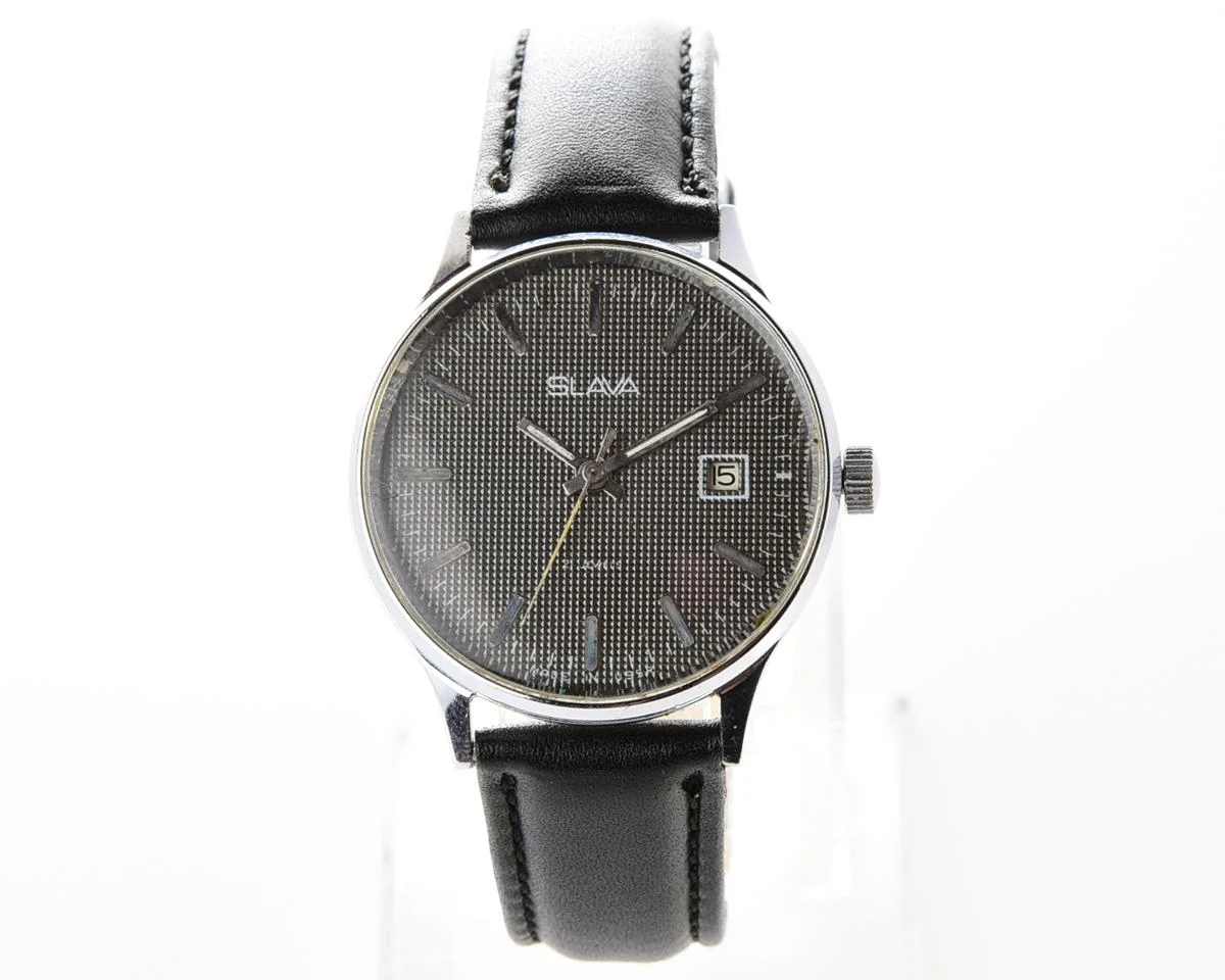 Slava Soviet mechanical vintage watch