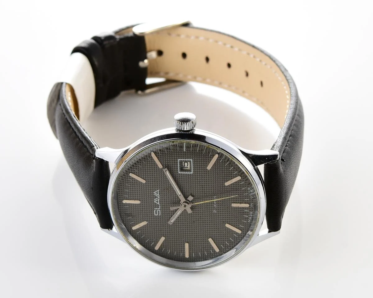Slava Soviet mechanical vintage watch