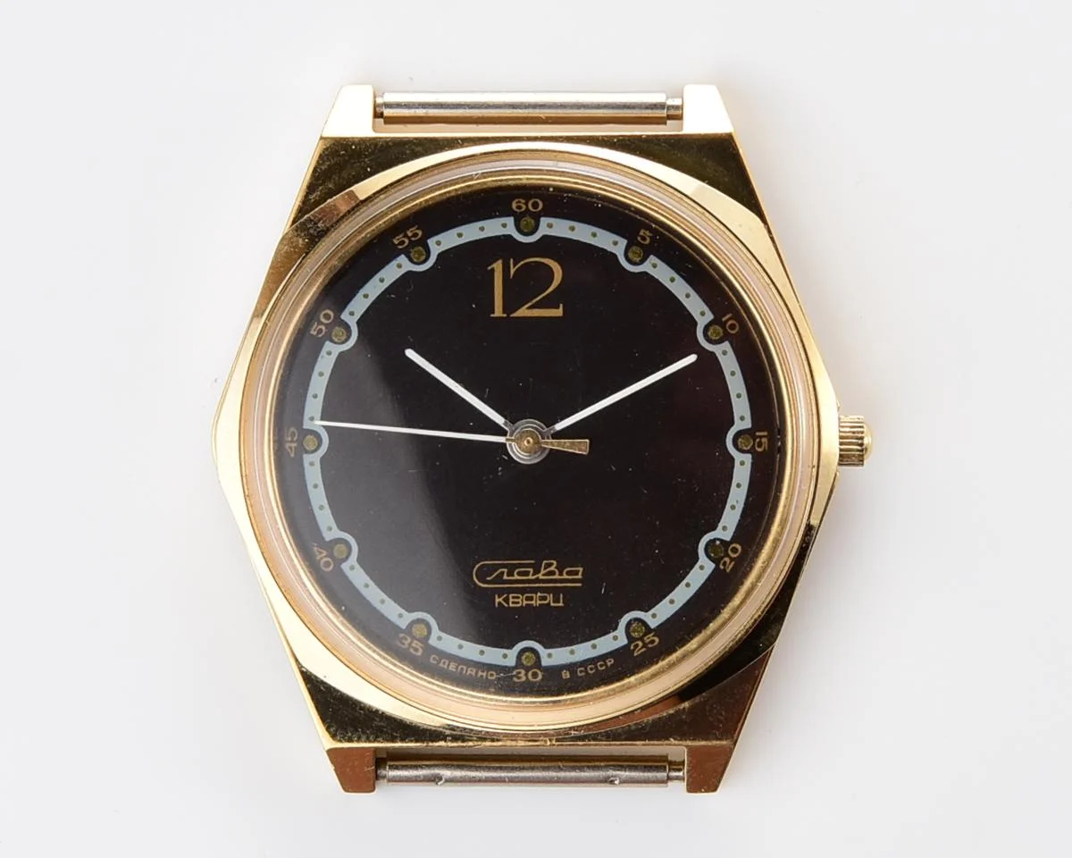 TIME CAPSULE: Soviet Slava with quartz movement – New Old Stock (NOS)!