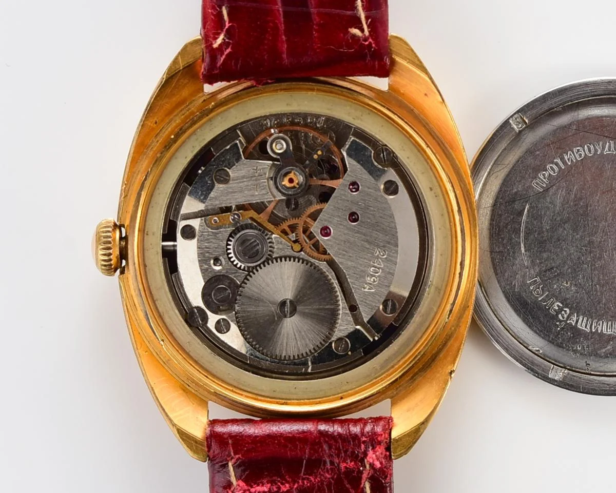 Soviet Wostok (Vostok) mechanical gold-plated watch