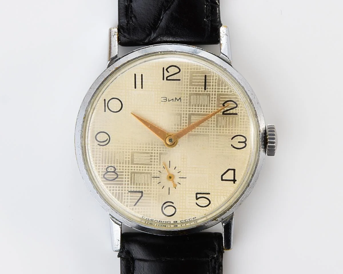 ZiM Soviet mechanical watch with unusual dial