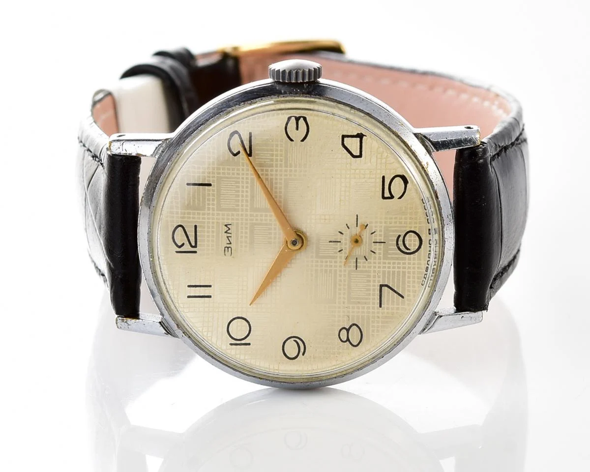 ZiM Soviet mechanical watch with unusual dial