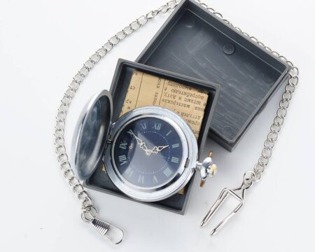 Molnija pocket watch with floral design