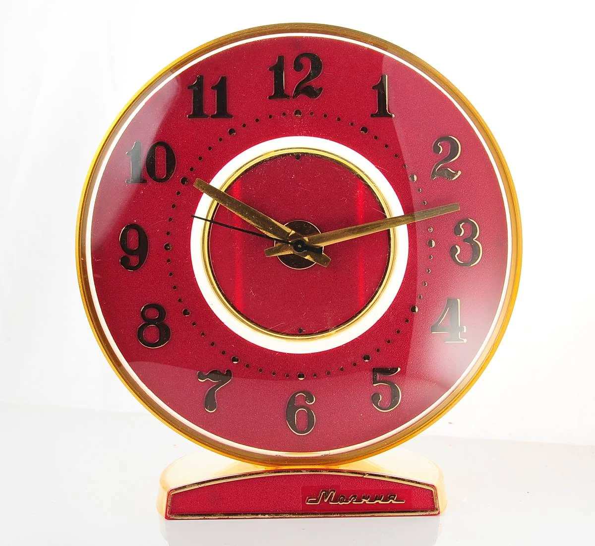 TIME CAPSULE: Molnija table clock (NOS) - 9 days power reserve!