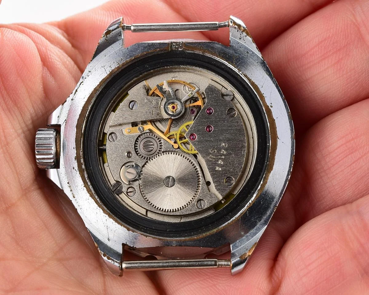 Vostok Komandirskie "Zakaz MO CCCP" limited series watch - rare duo-tone dial!