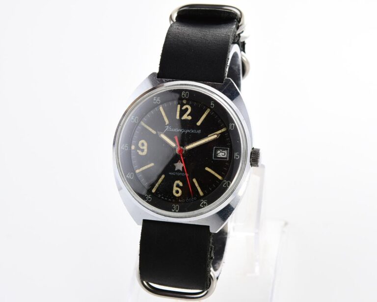 RARE! Large Soviet Vostok Komandirskie mechanical watch - Zakaz MO CCCP!