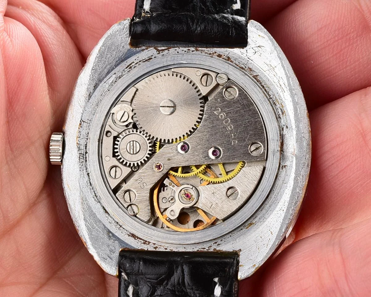 Soviet mechanical Raketa watch "big zero"