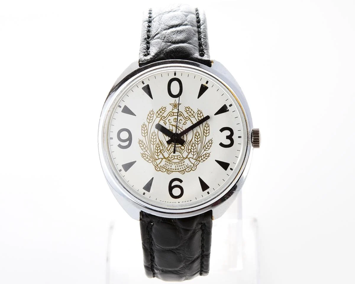 Soviet mechanical Raketa watch "big zero"