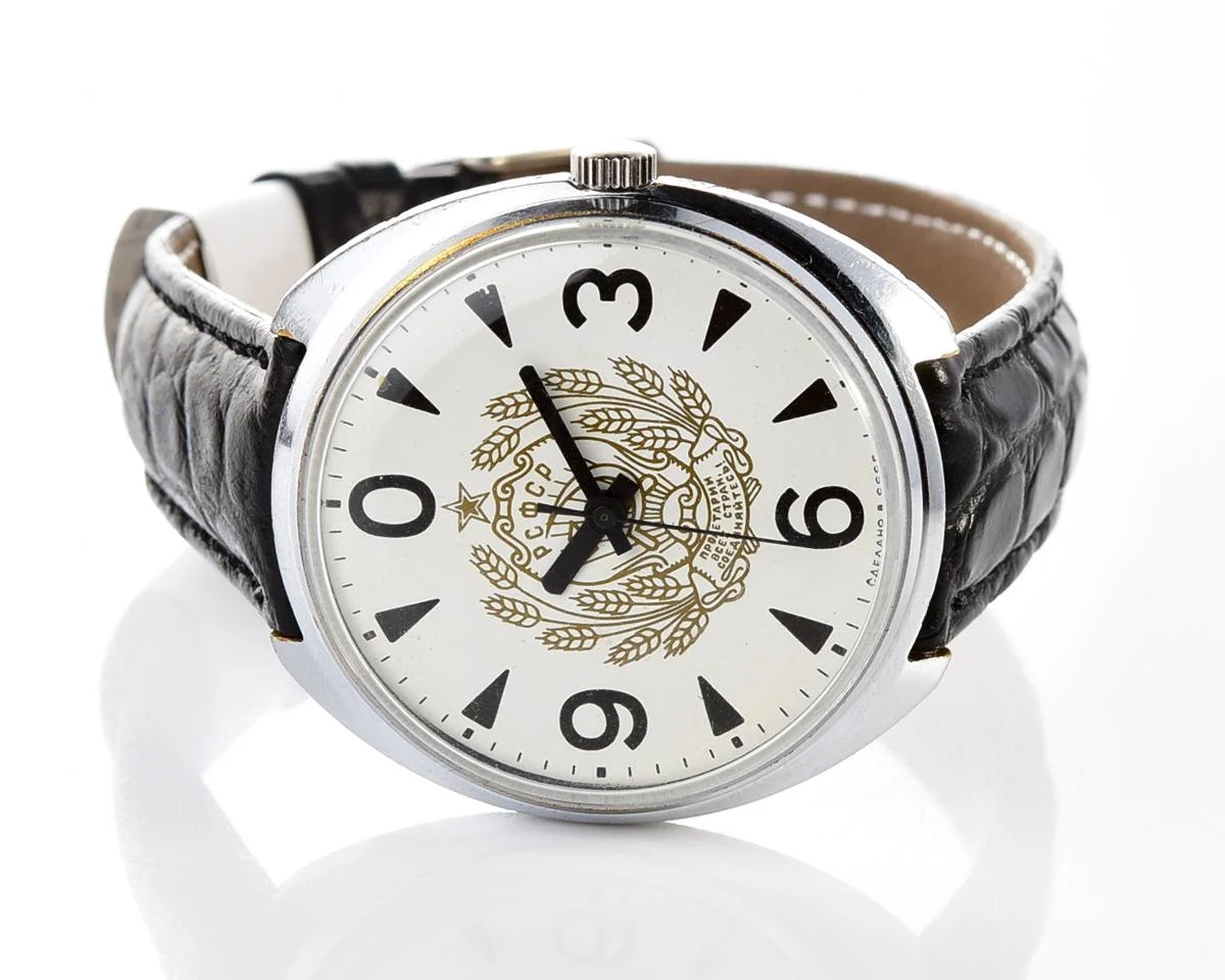Soviet mechanical Raketa watch "big zero"