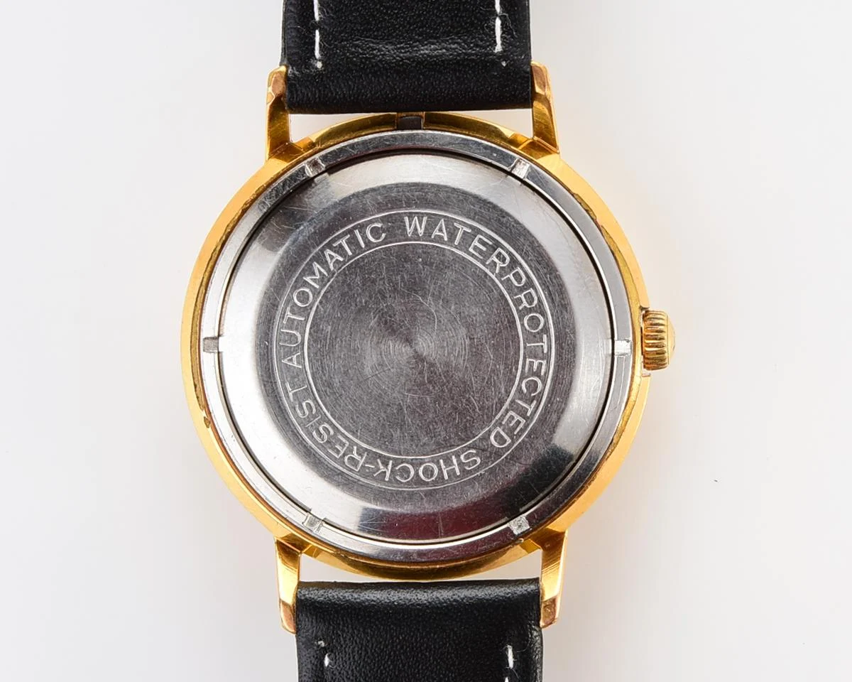 Beautiful automatic vintage gold-plated watch Poljot De Luxe!