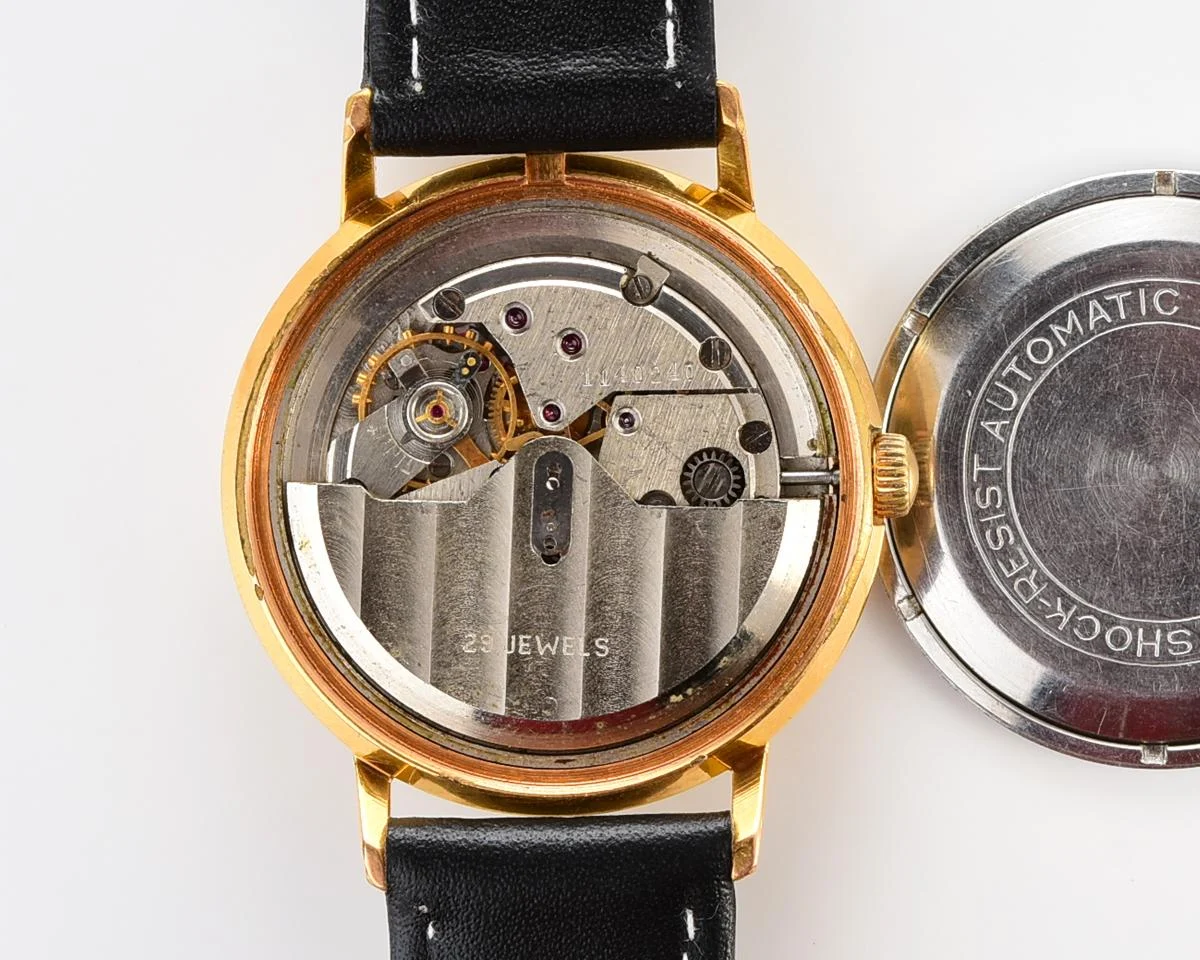 Beautiful automatic vintage gold-plated watch Poljot De Luxe!