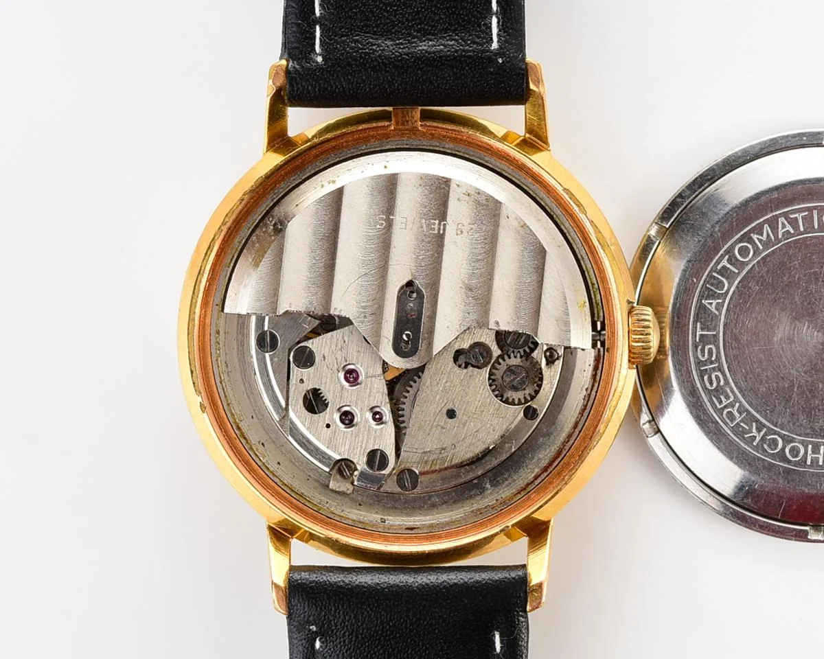 Beautiful automatic vintage gold-plated watch Poljot De Luxe!