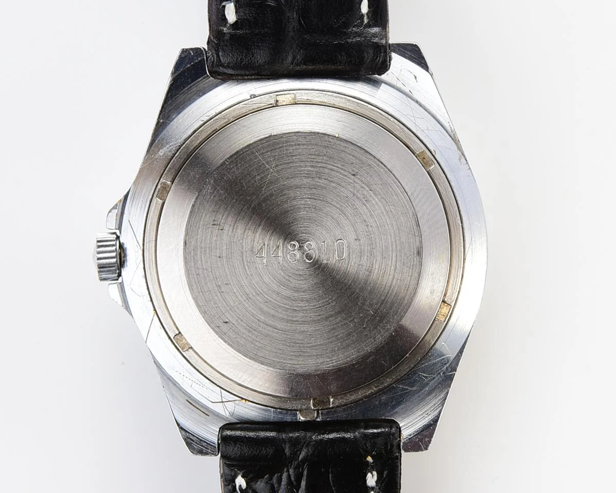 Soviet Poljot mechanical wrist watch with automatic self winding movement