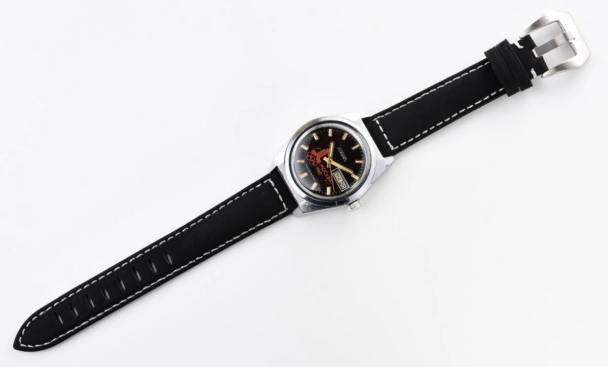 Rare: Soviet Raketa mechanical watch, Moskva 1980 Olympic!