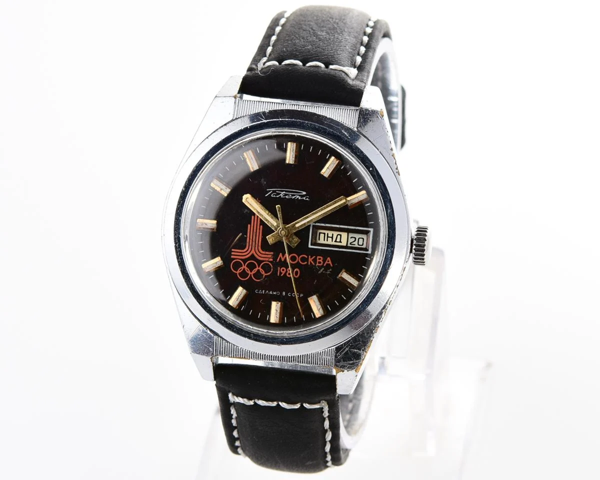 Rare: Soviet Raketa mechanical watch, Moskva 1980 Olympic!