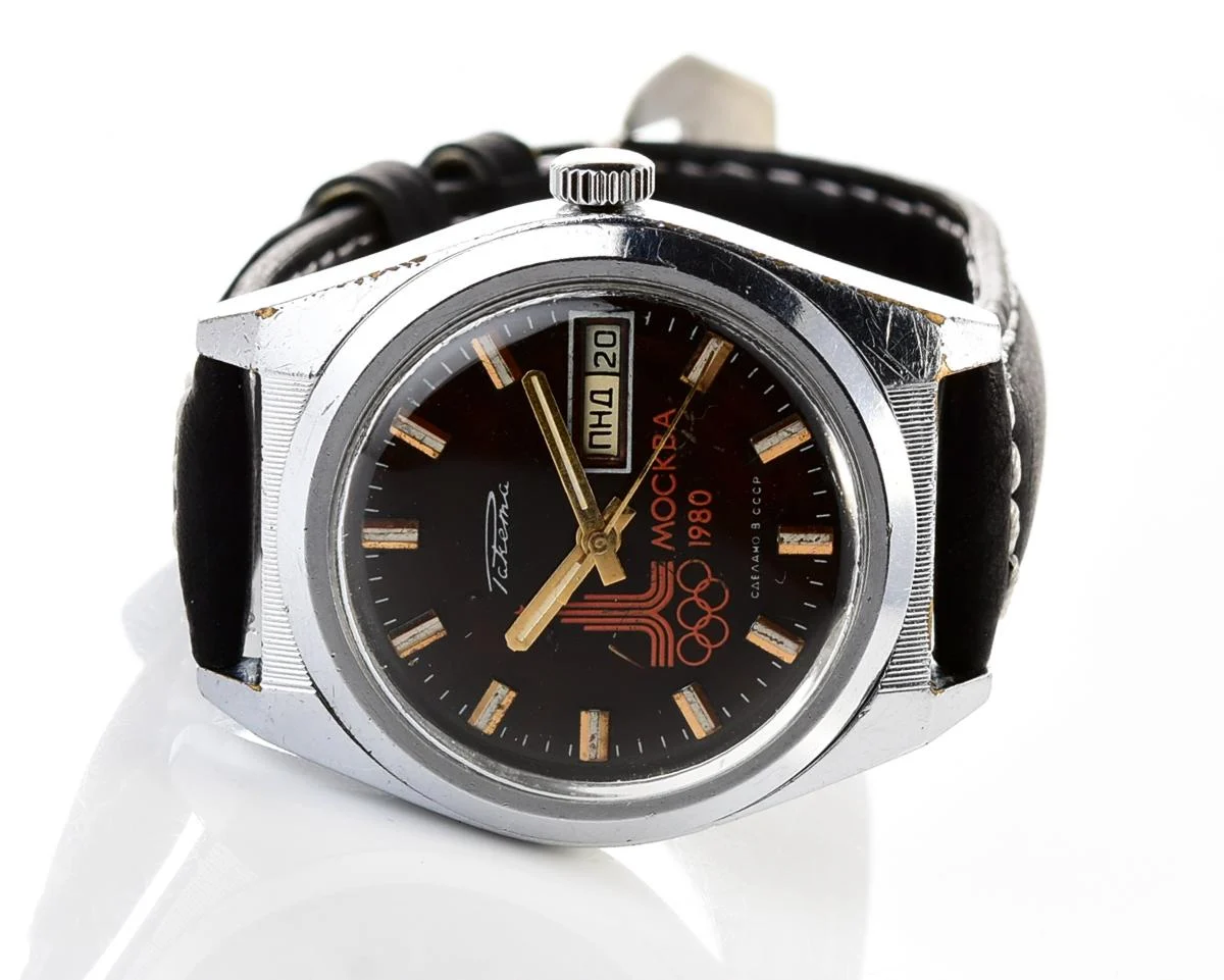 Rare: Soviet Raketa mechanical watch, Moskva 1980 Olympic!