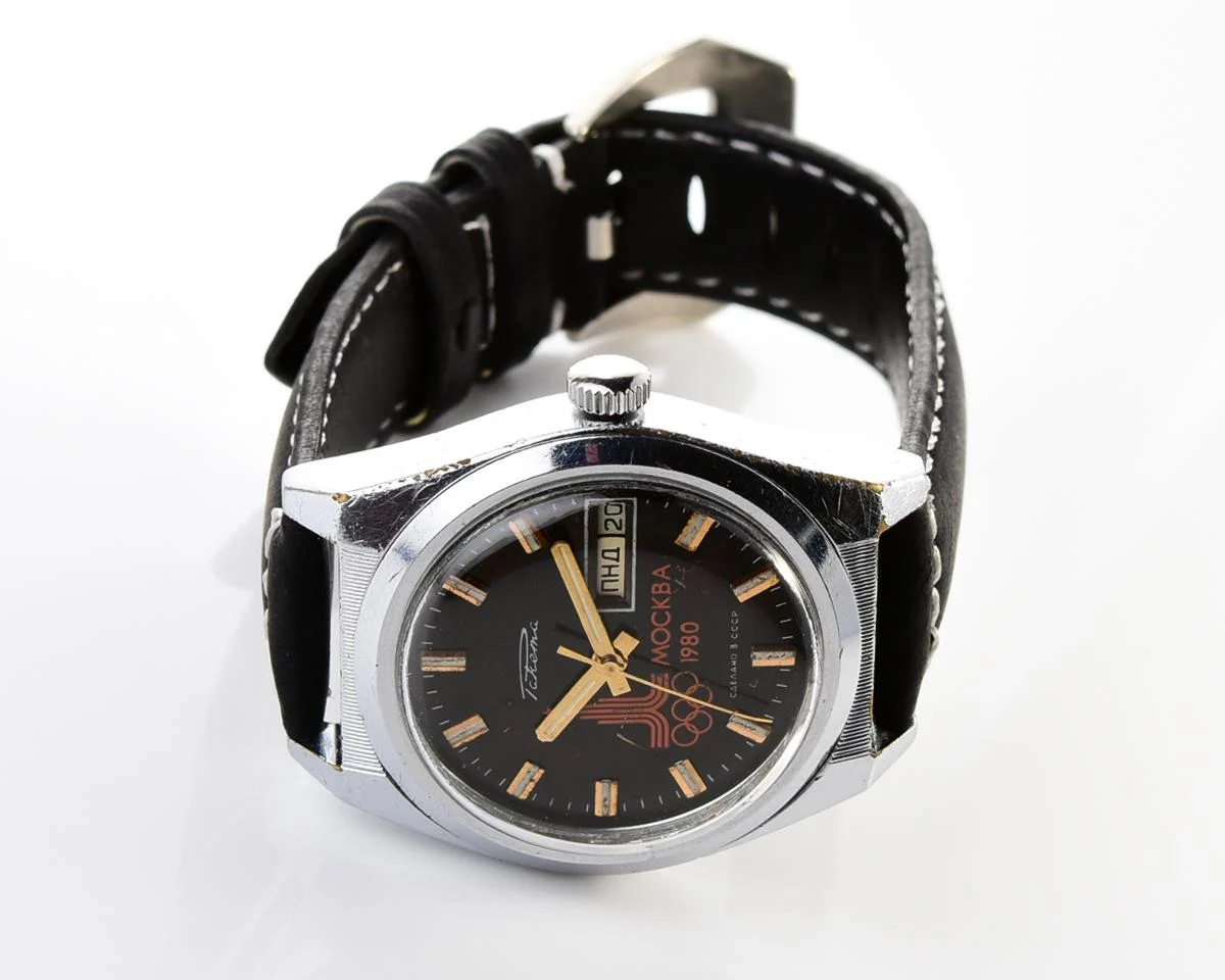 Rare: Soviet Raketa mechanical watch, Moskva 1980 Olympic!