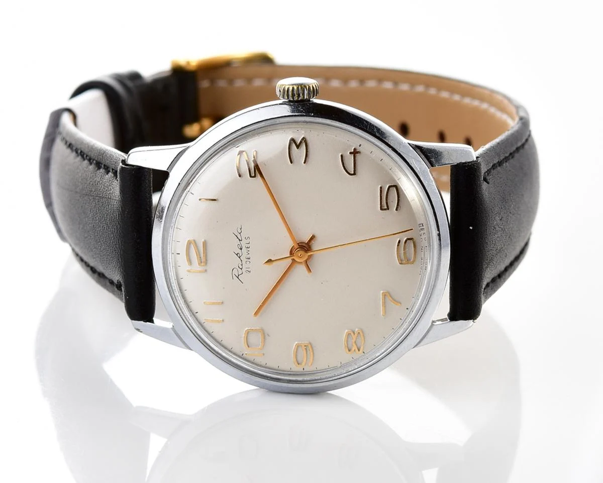 Beautiful Rare Soviet Raketa vintage mechanical watch