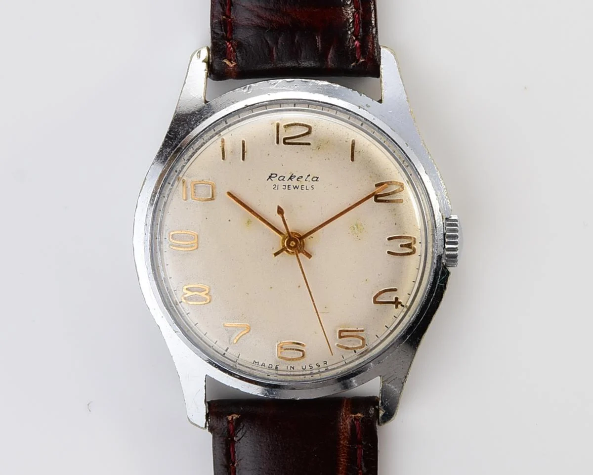 Soviet Raketa Baltica vintage wrist watch