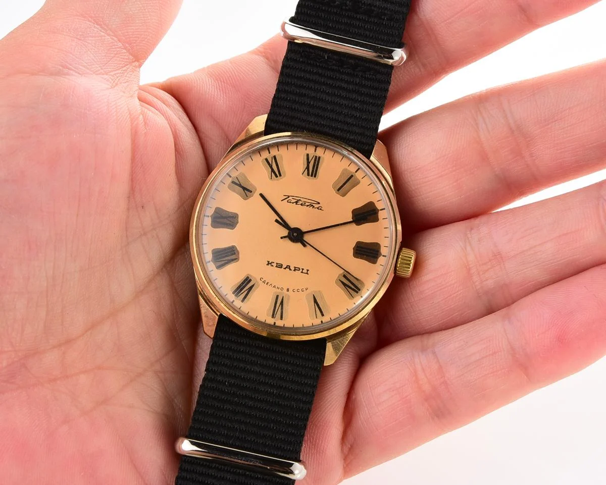 TIME CAPSULE: Vintage Soviet Raketa quartz watch, New Old Stock (NOS)!